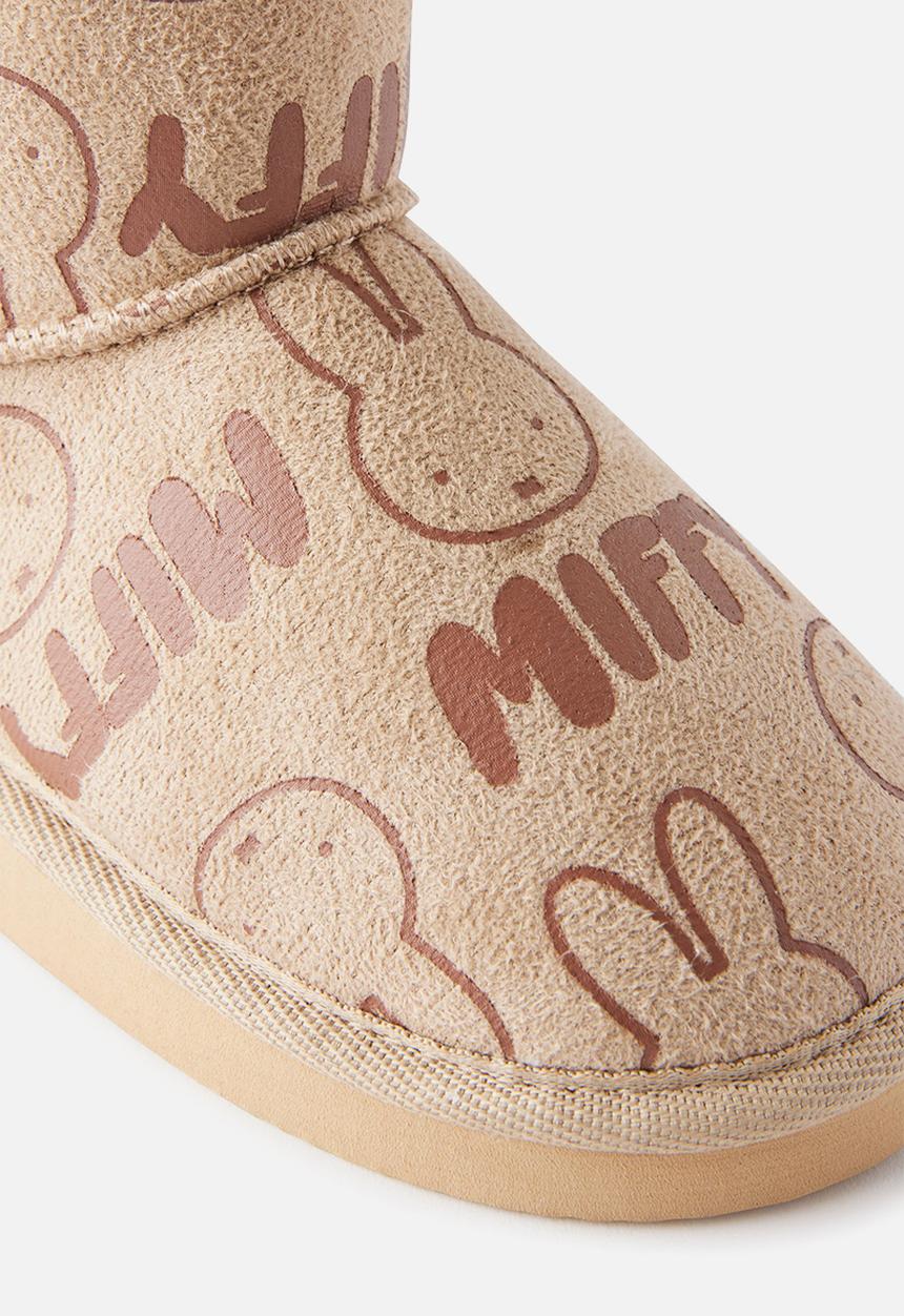 Cotton On - Kids Licensed Home Boot - Lcn Mif Latte Cream/Miffy