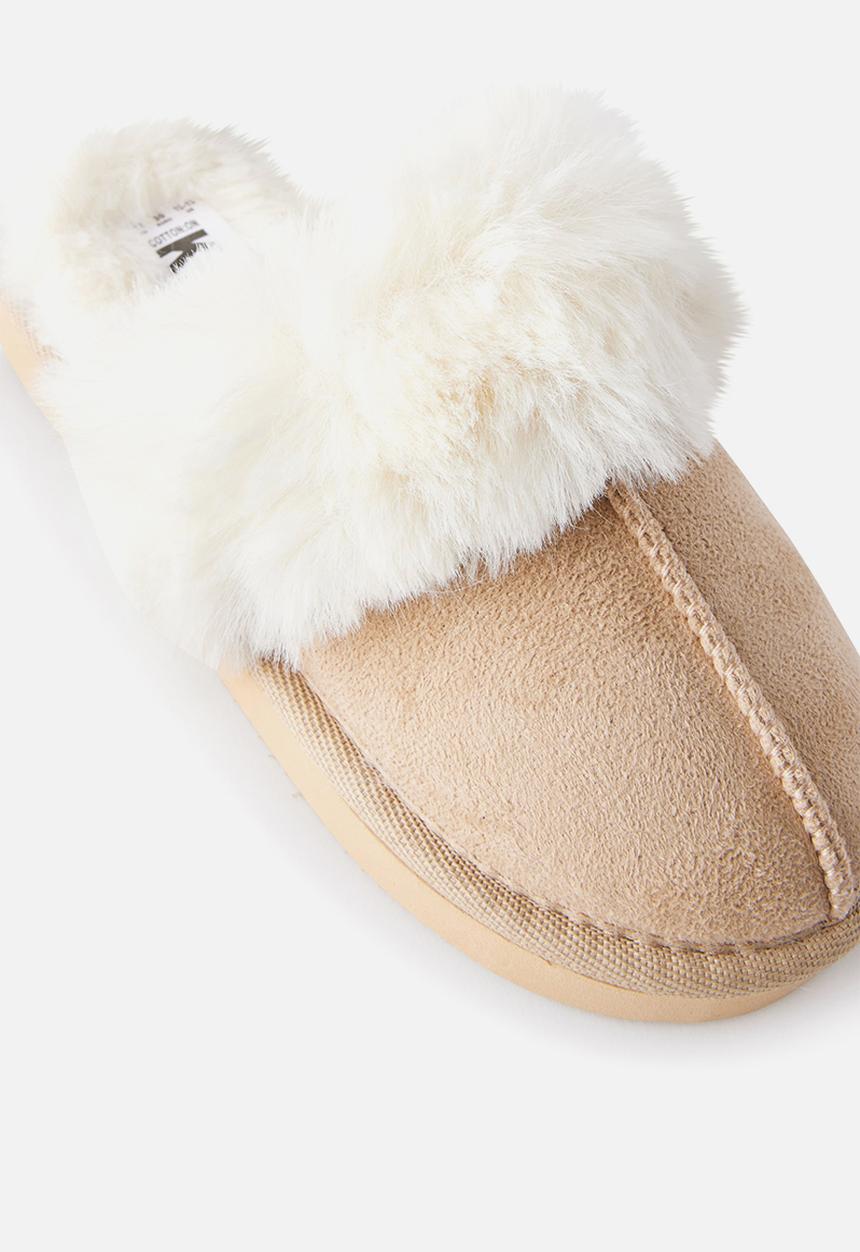 Cotton On - Kids Slipper Slide - Latte Cream