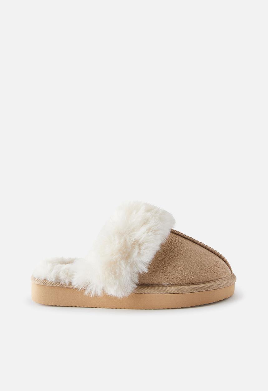 Cotton On - Kids Slipper Slide - Latte Cream