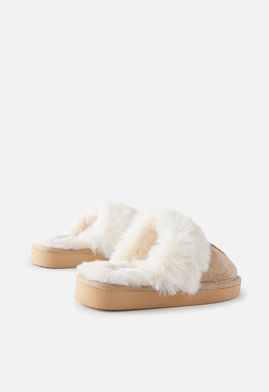 Cotton On - Kids Slipper Slide - Latte Cream