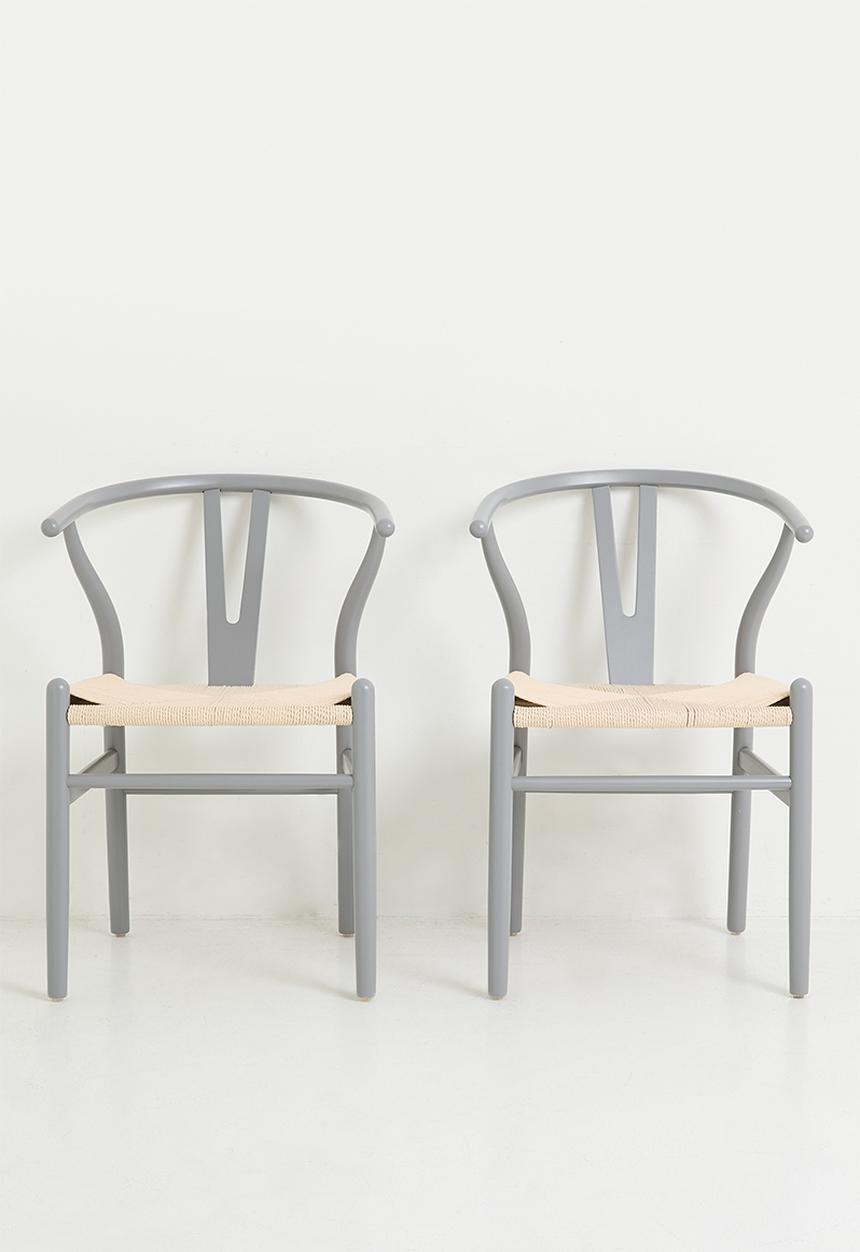 Sixth Floor - Harmony Dining Chair Set of 2 - Grey