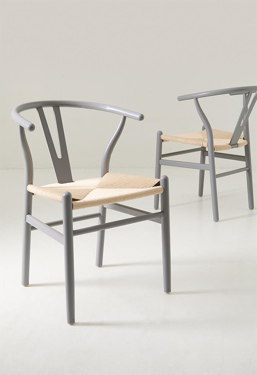 Sixth Floor - Harmony Dining Chair Set of 2 - Grey