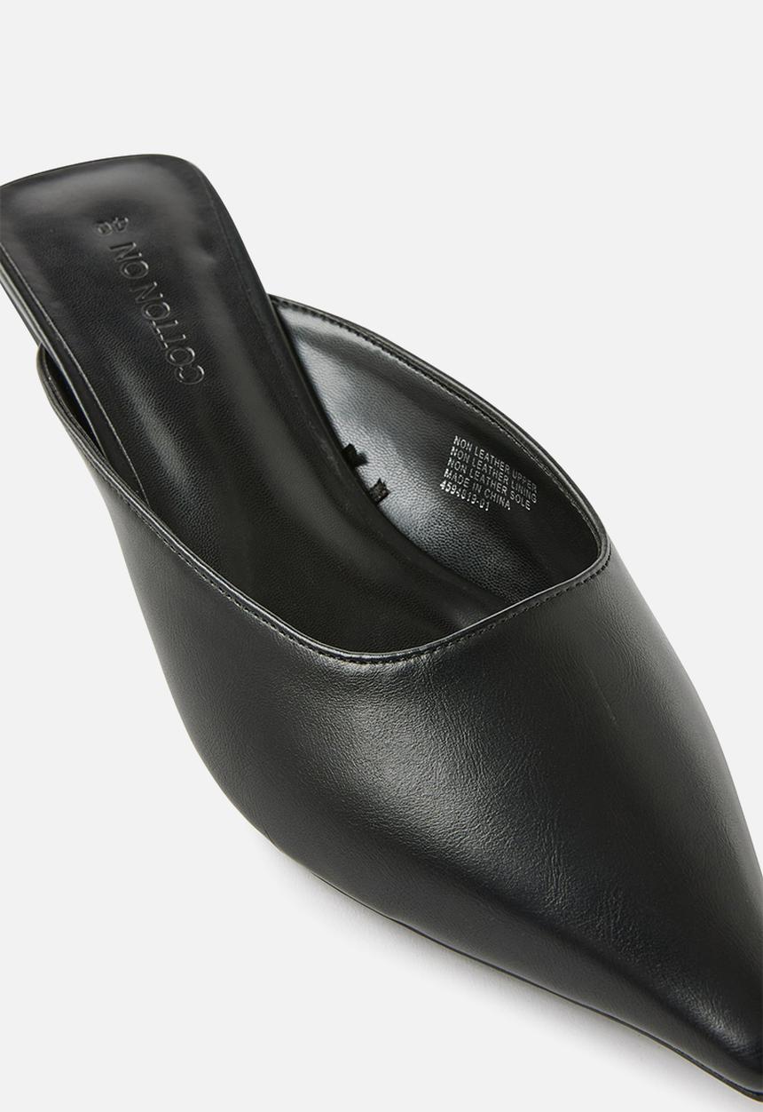 Cotton On - Kai kitten heel - black smooth