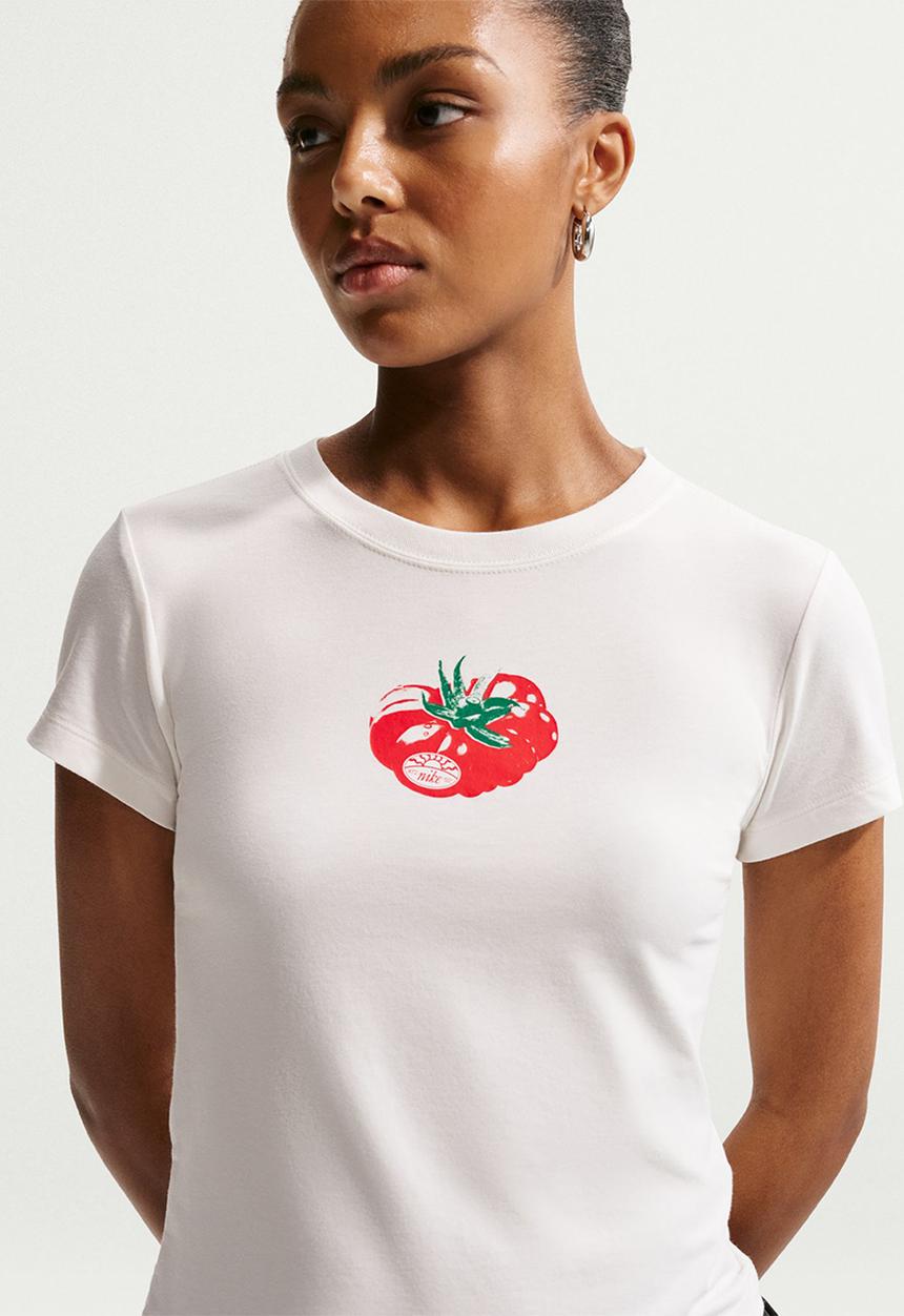 Nike - W Nsw Chllknt Modcrp Tmato Tee - Sail