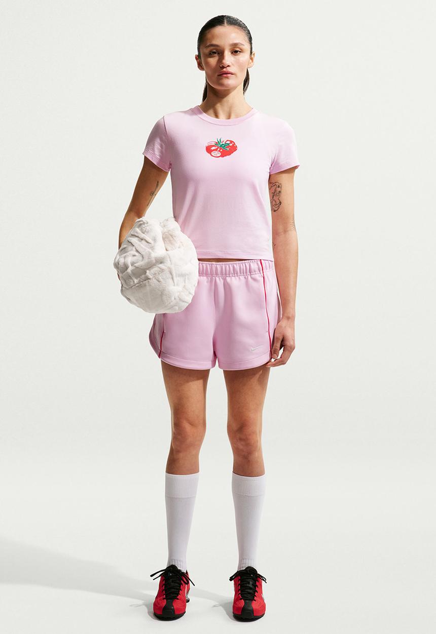 Nike - W Nsw Chllknt Modcrp Tmato Tee - Pink Foam