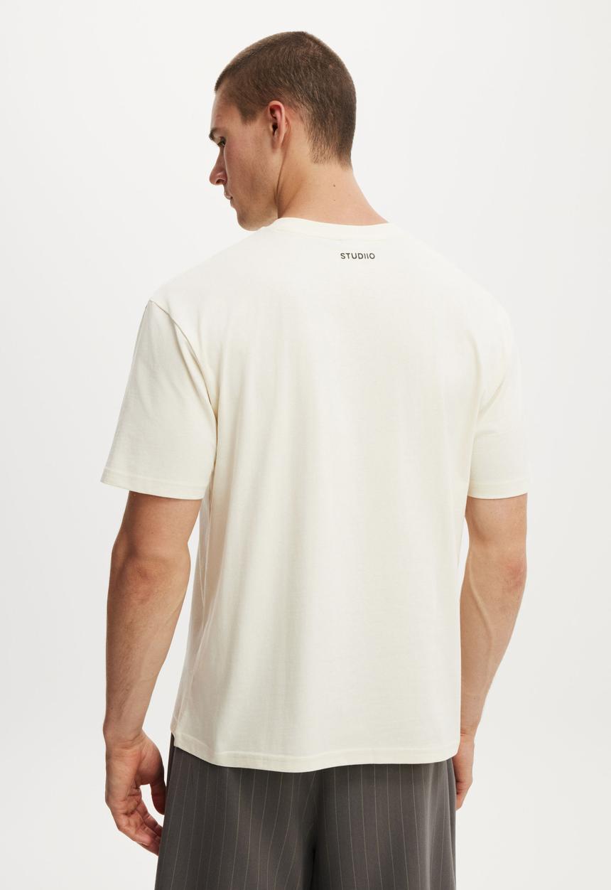 Cotton On - Everyday Fit Graphic T-Shirt - Creampuff / Woodchop