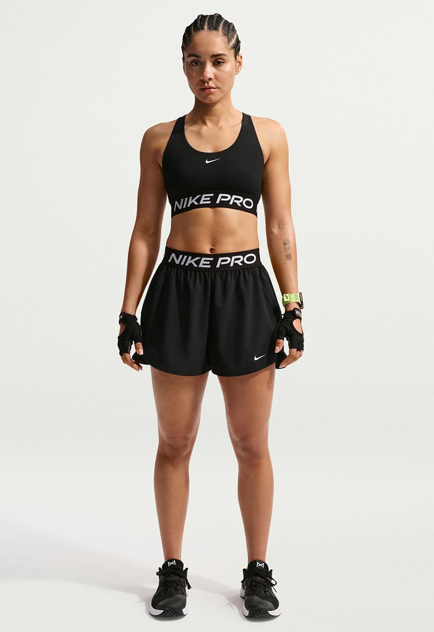 Nike - W Np Df 365 Ls Bra - Black/White