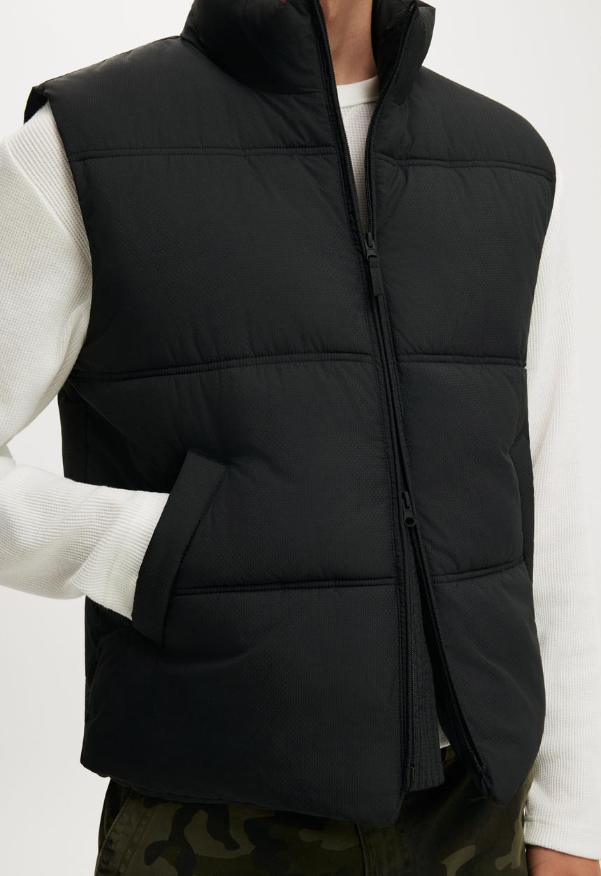 Cotton On - Puffer Vest - Black