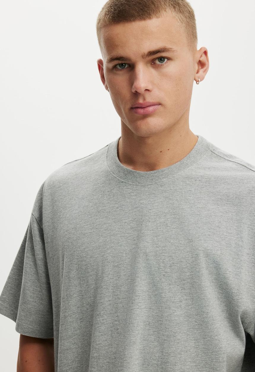 Cotton On - Everyday Fit T-Shirt - Grey Marle