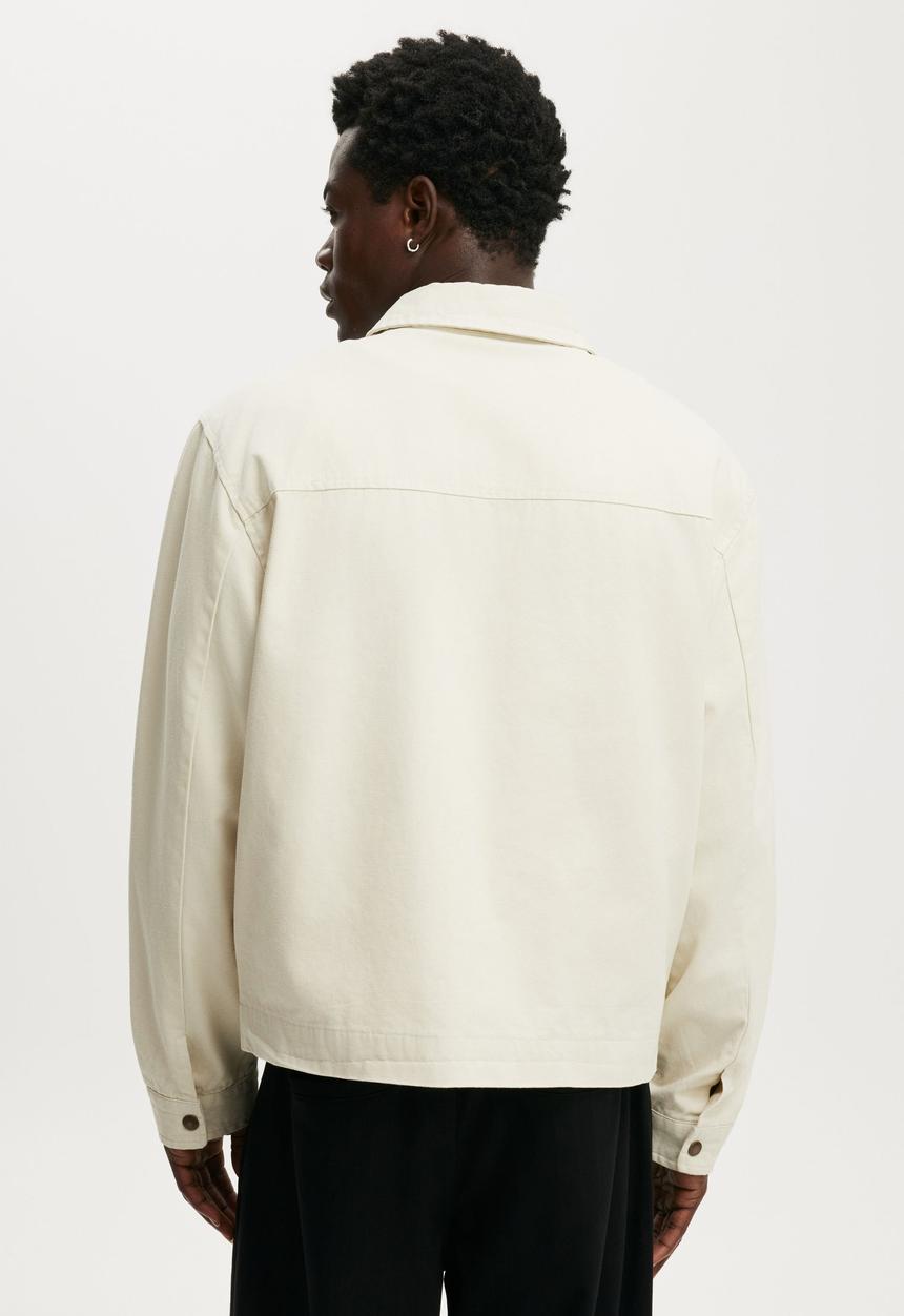 Cotton On - Harrington Jacket - Ecru