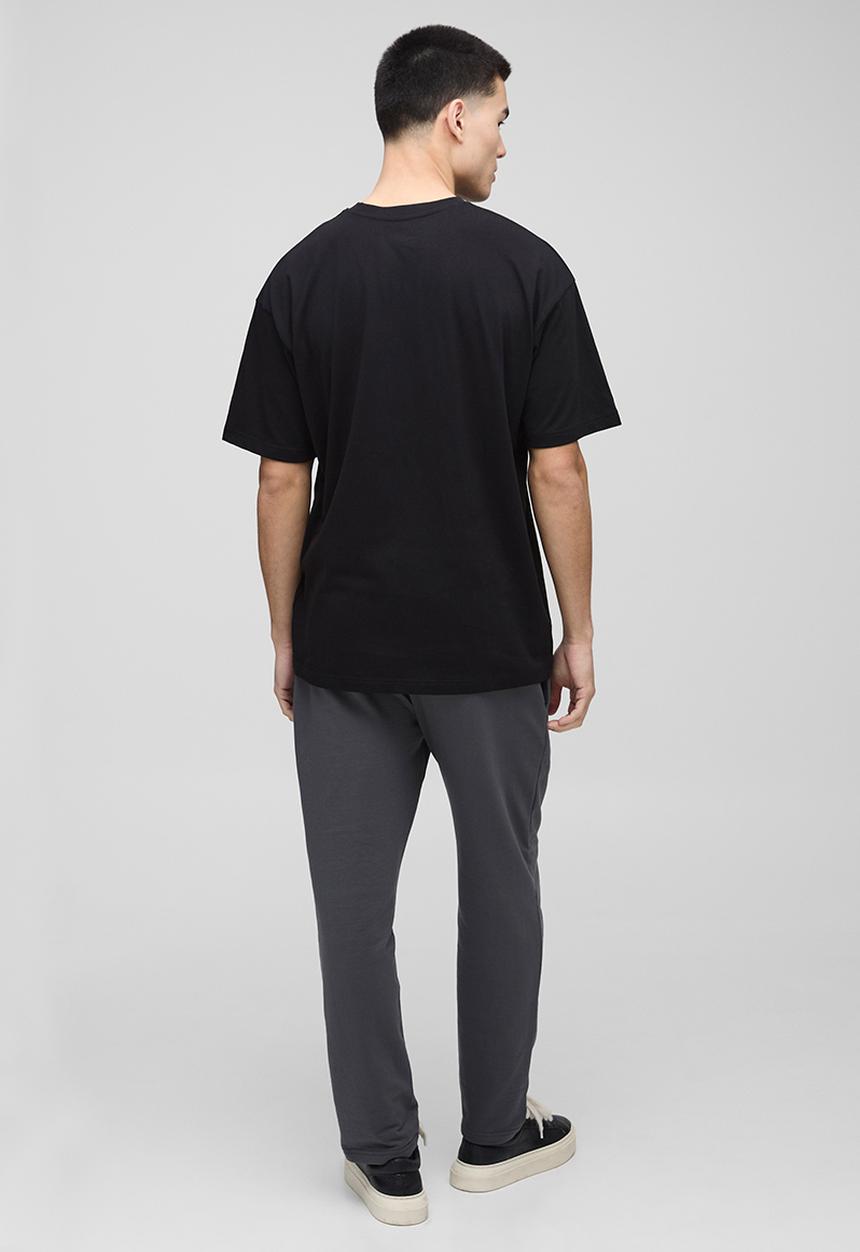 boohooMAN - Basic Oversized Crew Neck T-shirt - Black
