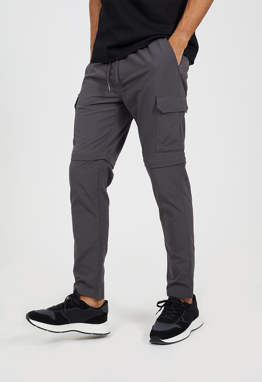 Brave Soul - Taslan Cargo Pant - Charcoal