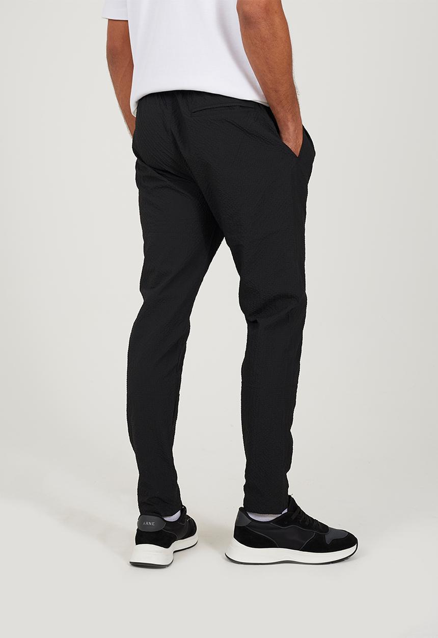 Brave Soul - Seersucker Pant - Black