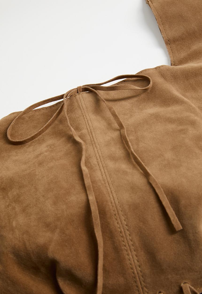 Tessa Design - Ada Tassle Slouch Bag - Tan