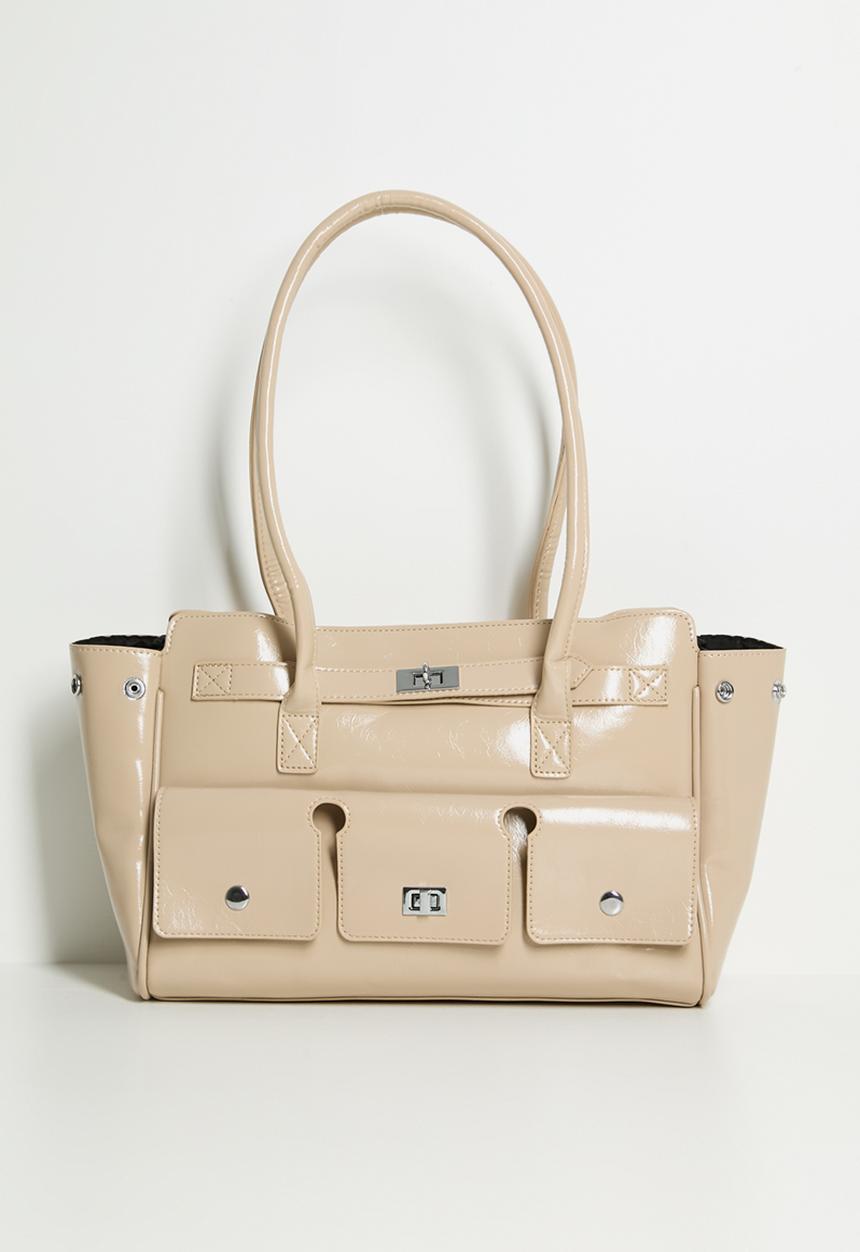 Tessa Design - Adira Satchel Bag - Cream