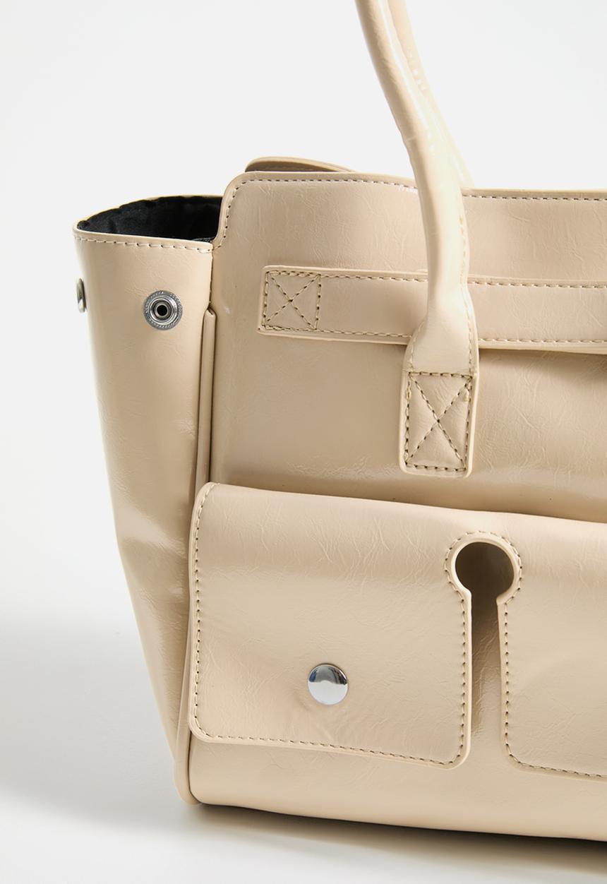 Tessa Design - Adira Satchel Bag - Cream