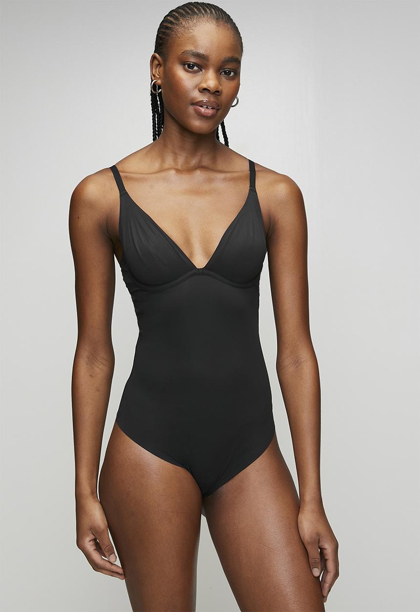 Hunkemoller - Up smoothing body - caviar