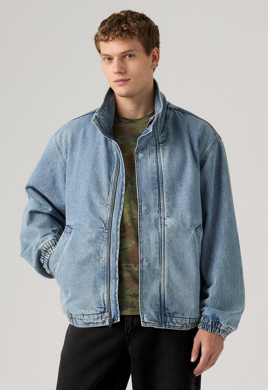TL WAY JACKET - Light Indigo - Worn In