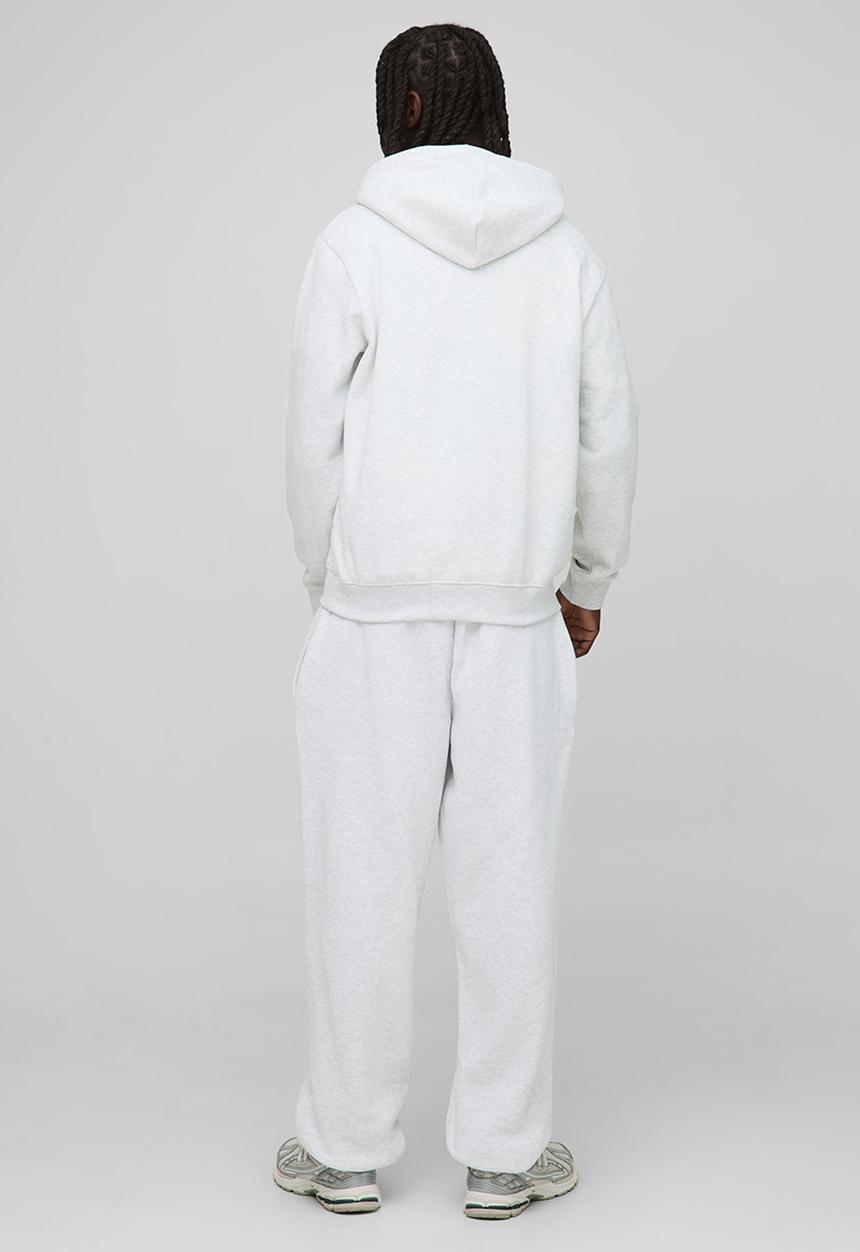 boohooMAN - Basic Regular Fit Over the Head Hoodie - Grey Marl