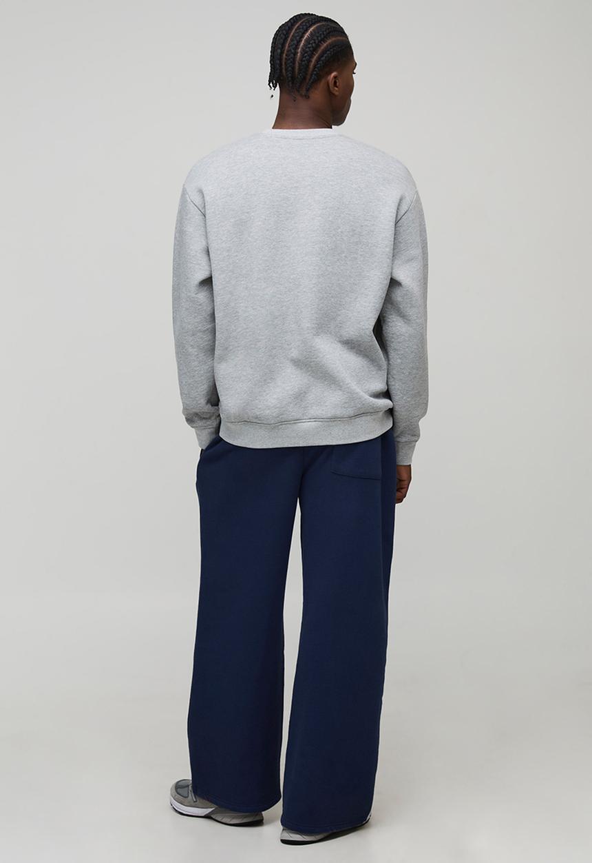 boohooMAN - Oversized Aspen Sweatshirt - Grey Marl