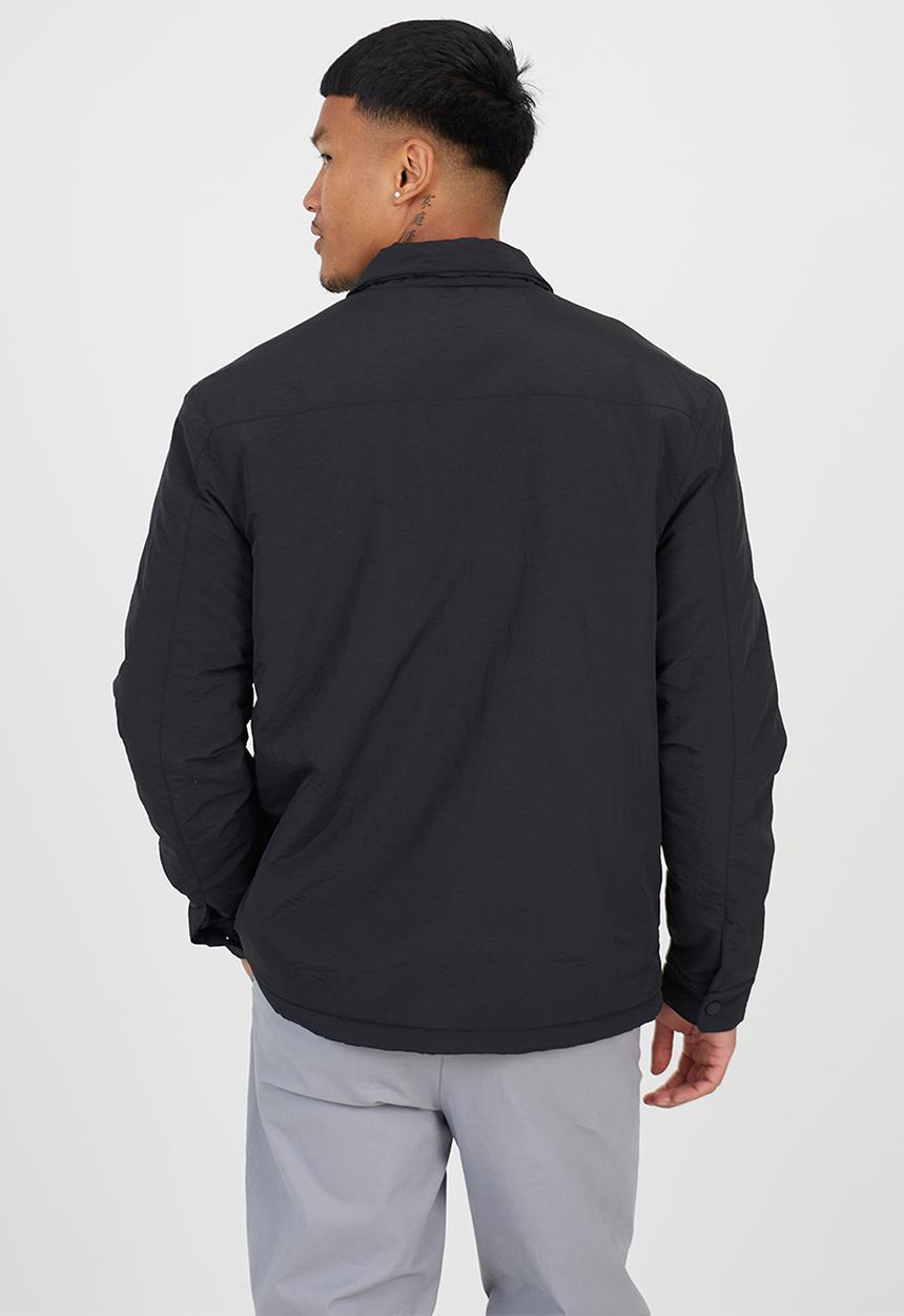 Brave Soul - Borg Lined Shacket - Black
