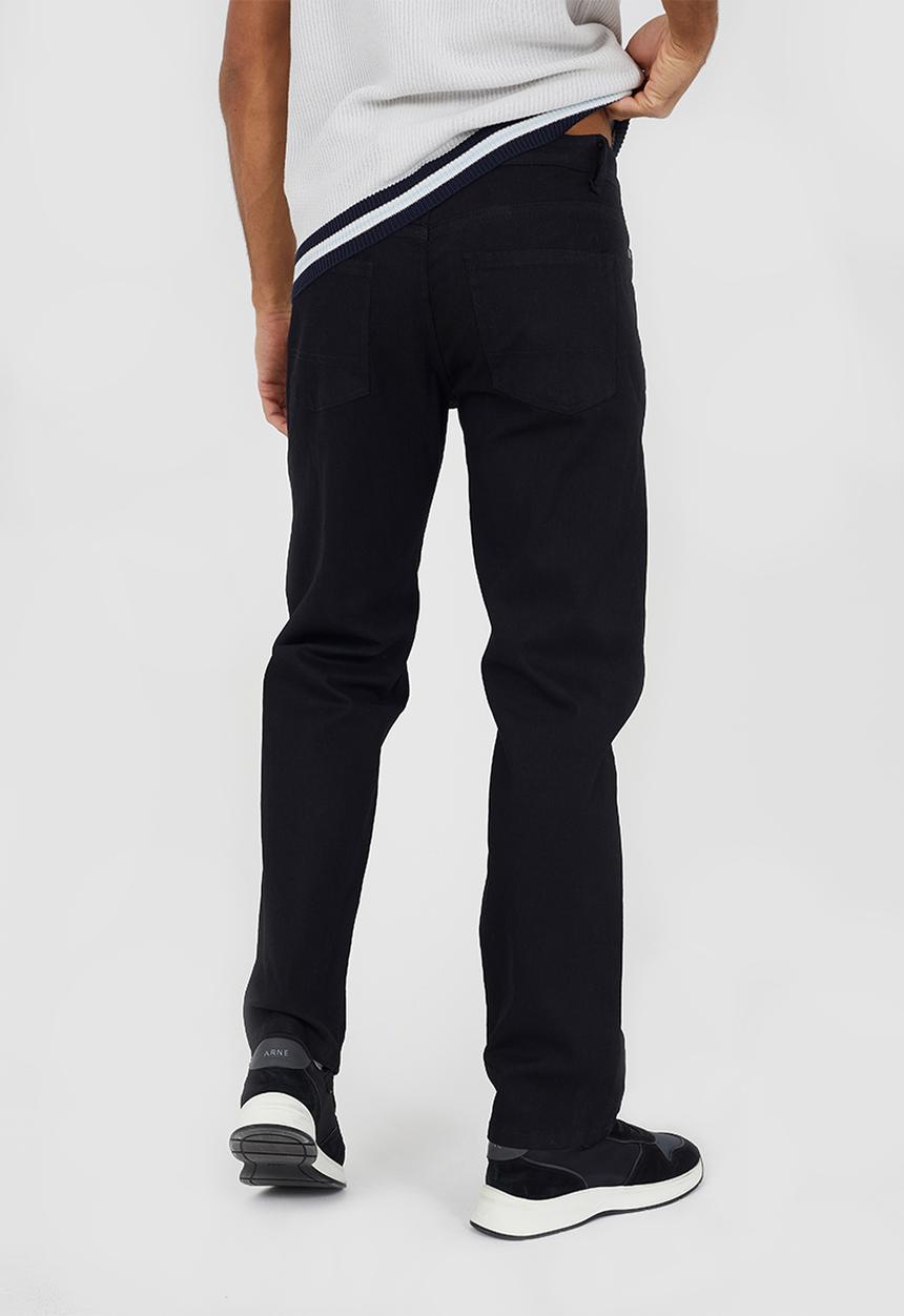 Brave Soul - Straight Fit Denim Jeans - Black Long Length