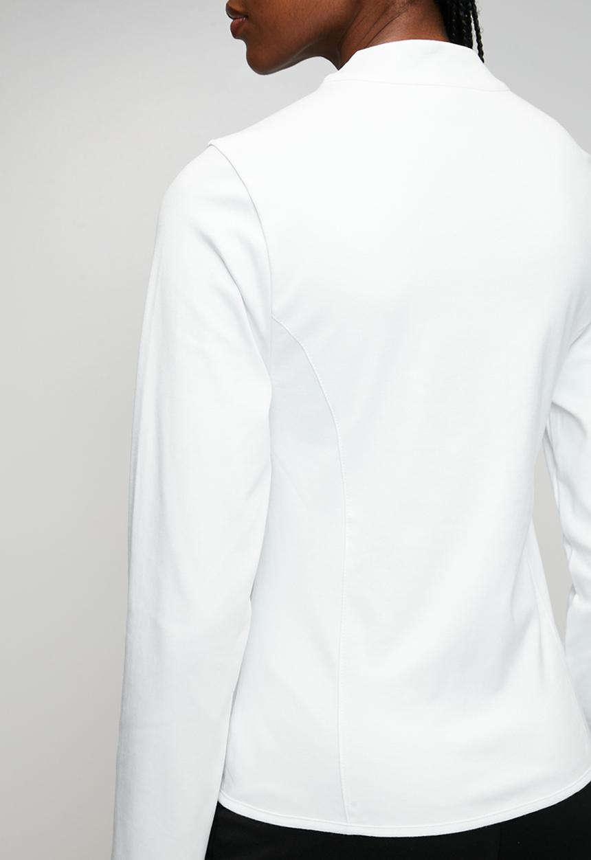 POLO - Wmn Scarlett Long Sleeve Track Top - White