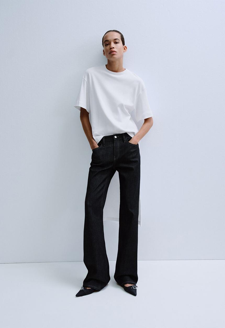 MANGO - T-shirt iris - white