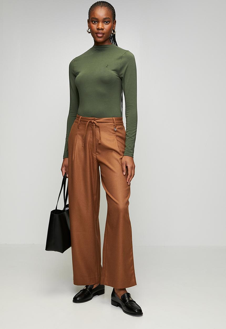 POLO - Wmn Dani Long Sleeve  Second Skin - Olive