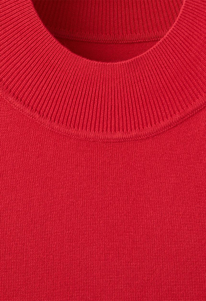 MANGO - Knitwear Dress Pomodore- red