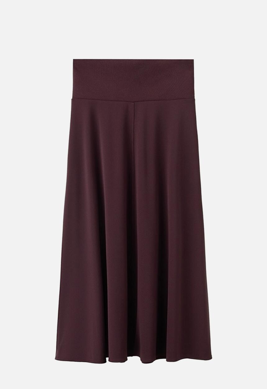 MANGO - Skirt arlet- dark red