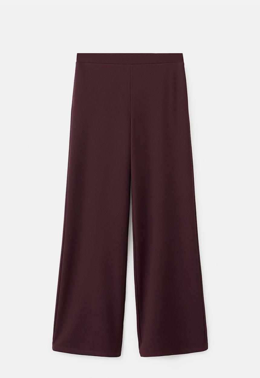 MANGO - Trousers avay - dark red