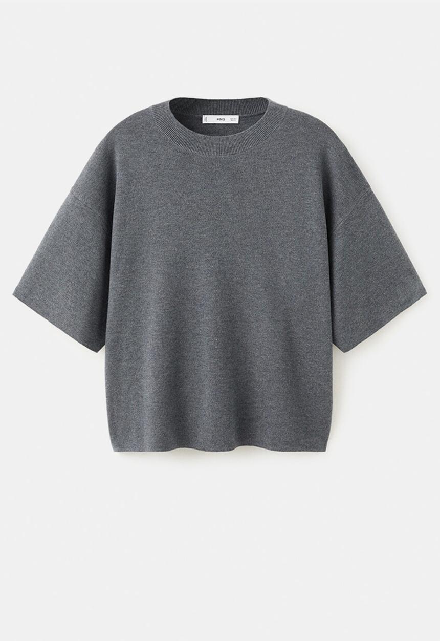 MANGO - Sweater brunito- charcoal