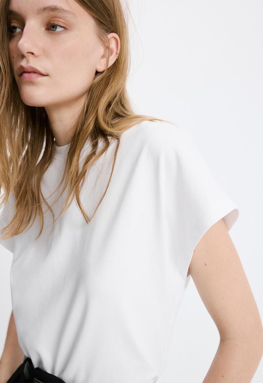 MANGO - T-shirtsevilla - white