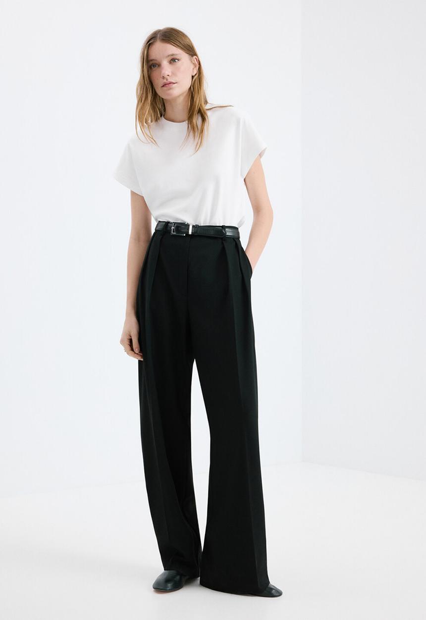 MANGO - T-shirtsevilla - white