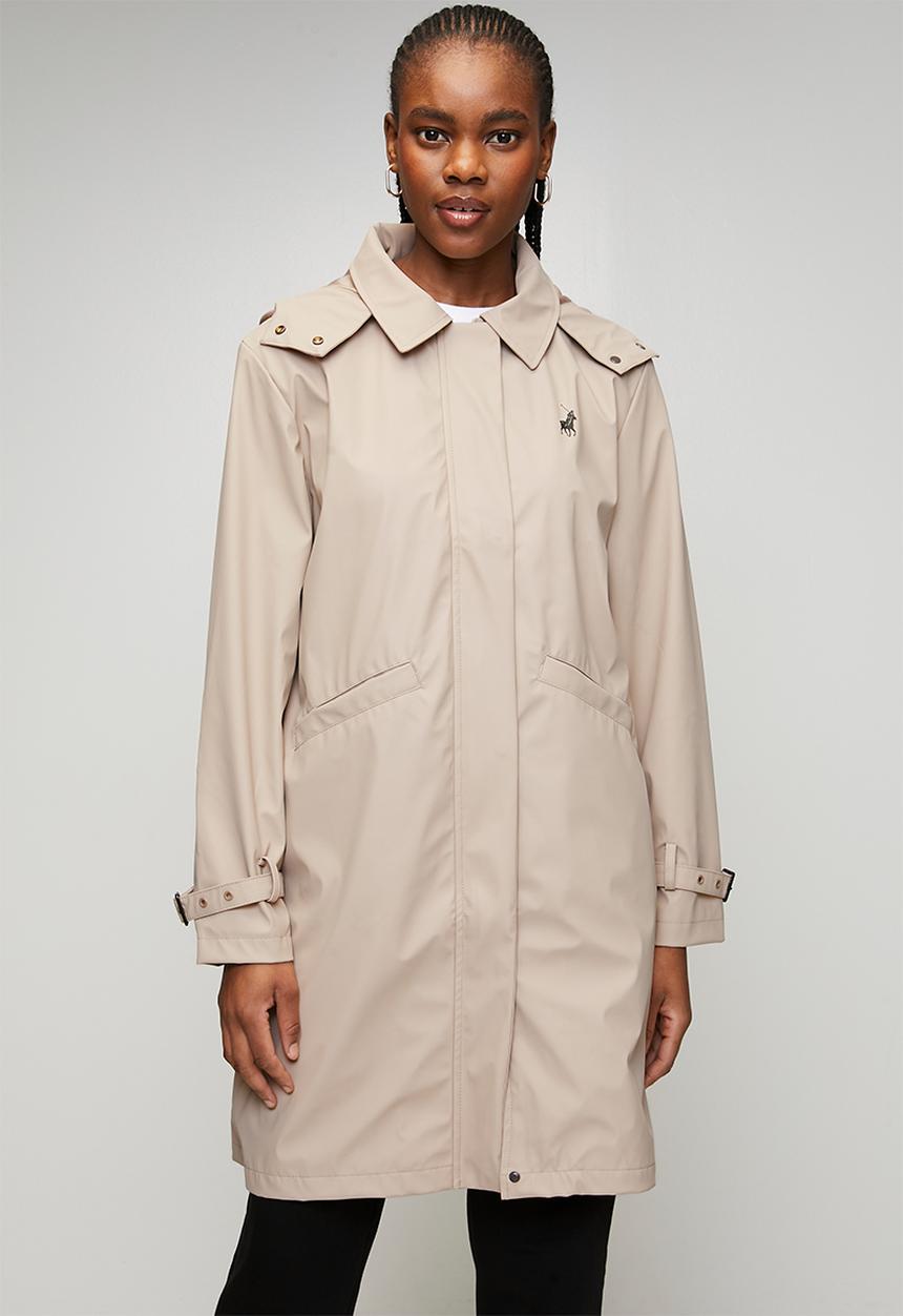 POLO - Wmn Nina All Weather Jacket - Taupe
