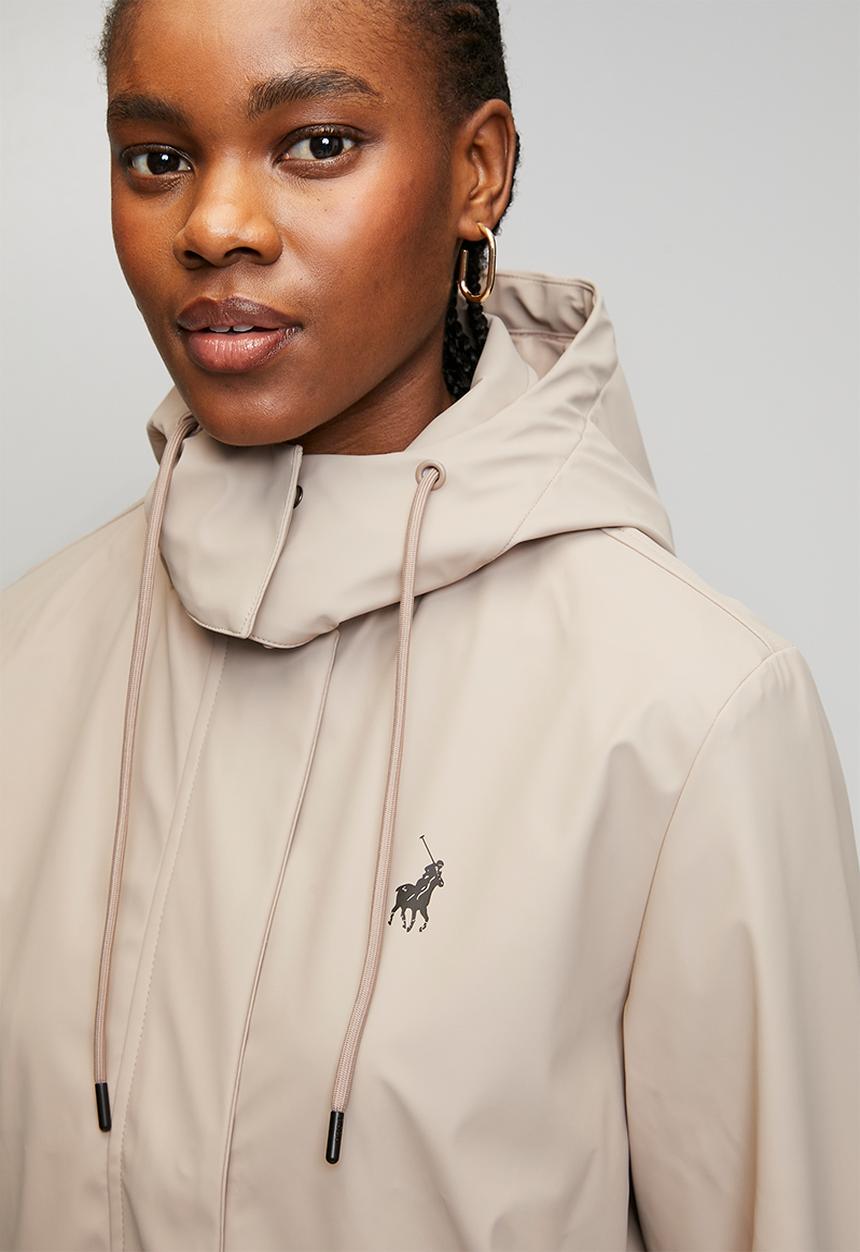 POLO - Wmn Nina All Weather Jacket - Taupe