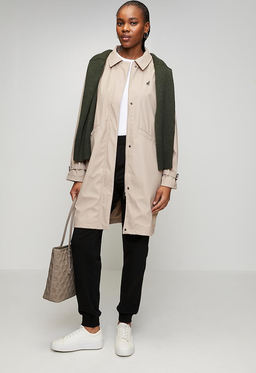POLO - Wmn Nina All Weather Jacket - Taupe