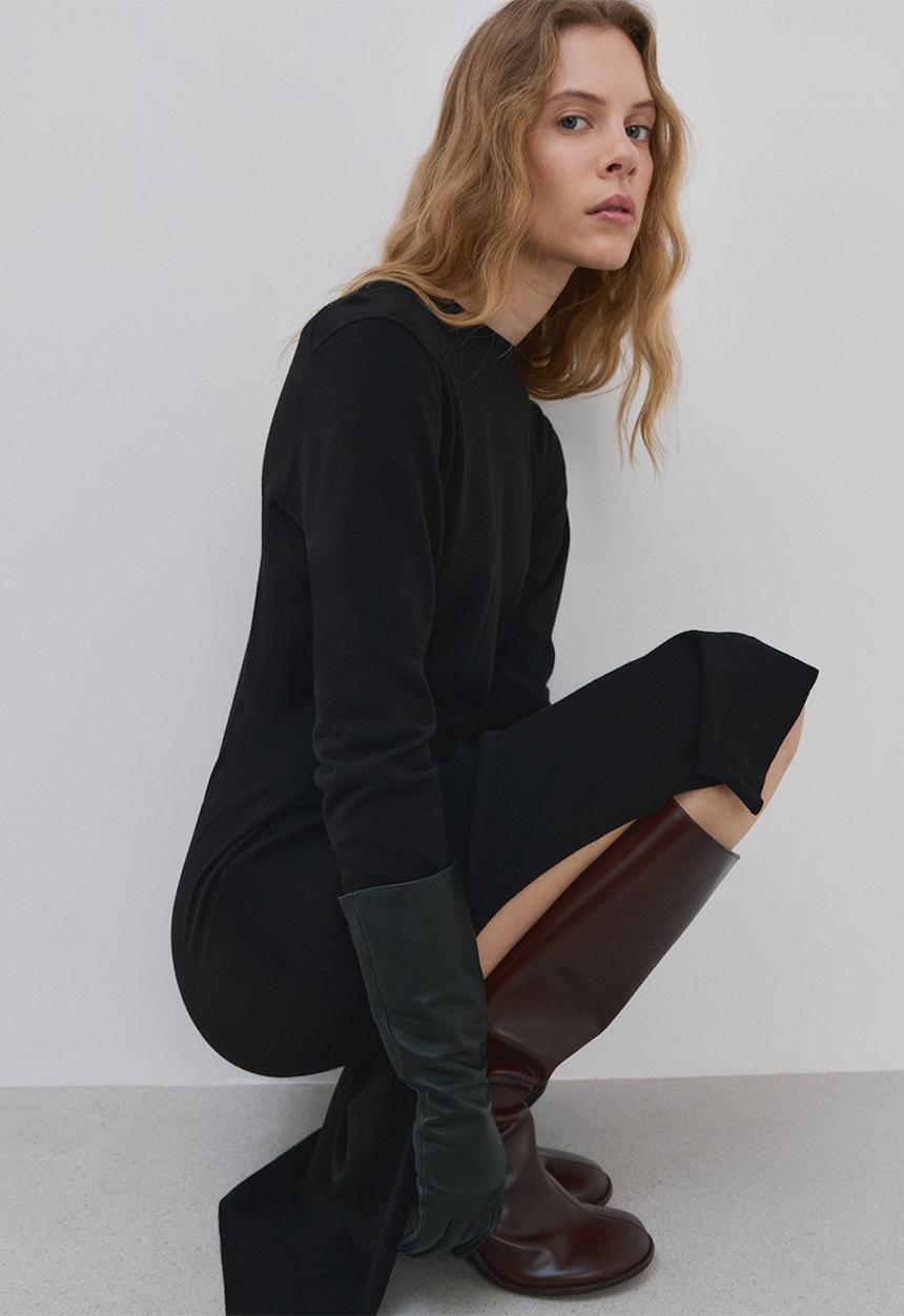 MANGO - Dress sza - black