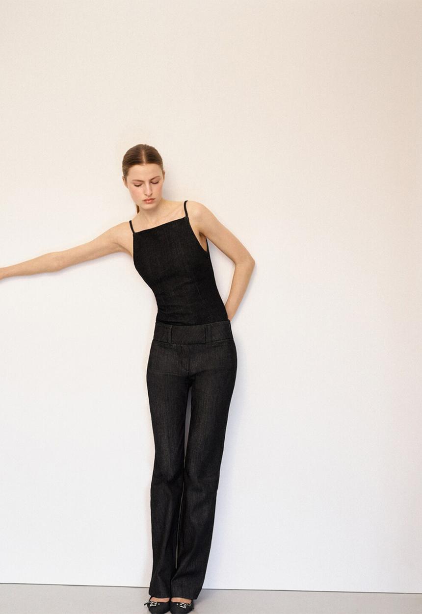 MANGO - Top june - black