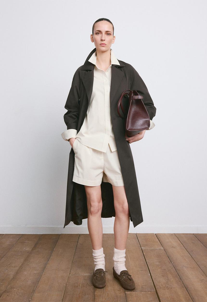 MANGO - Shorts franca- light beige