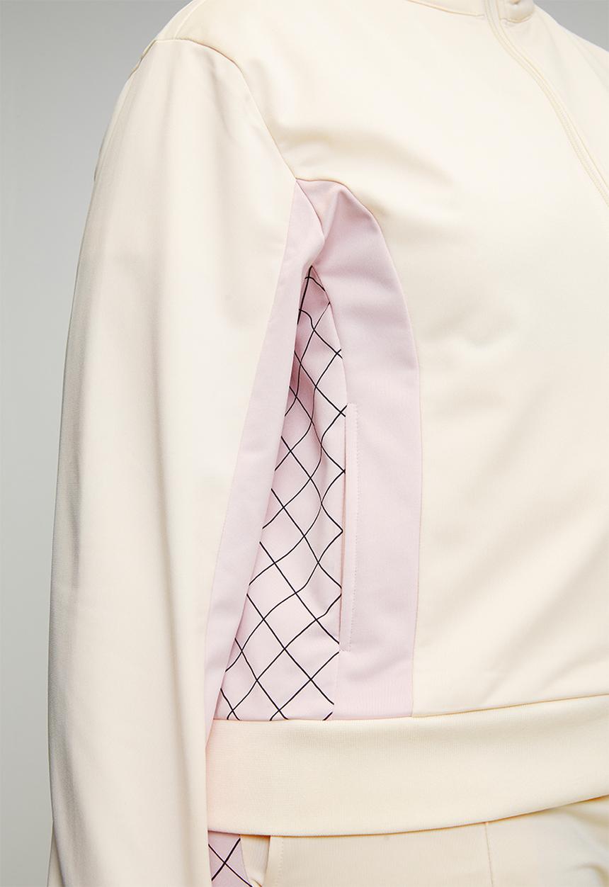 FILA - Plus Keshia Jacket - Antique White & Pale Lilac
