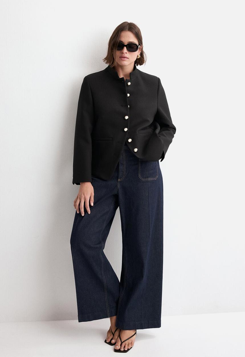 MANGO - Jacket negroni - black