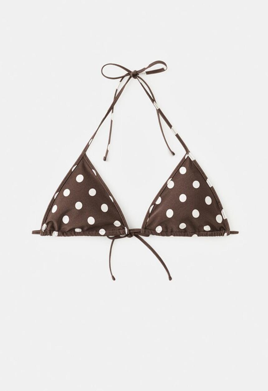 MANGO - Bikini top calesia- brown