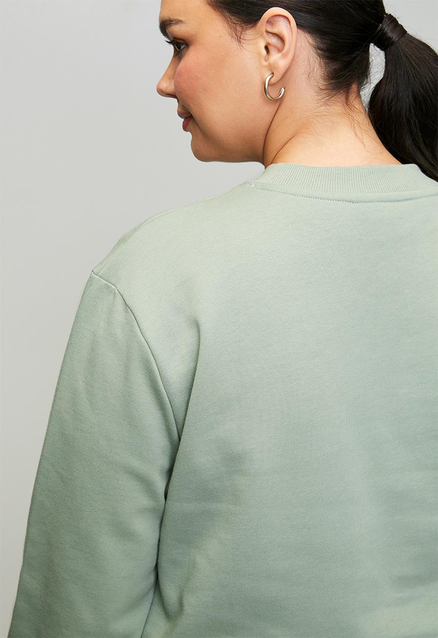 FILA - Plus Tilly Sweatshirt - Iceberg Green
