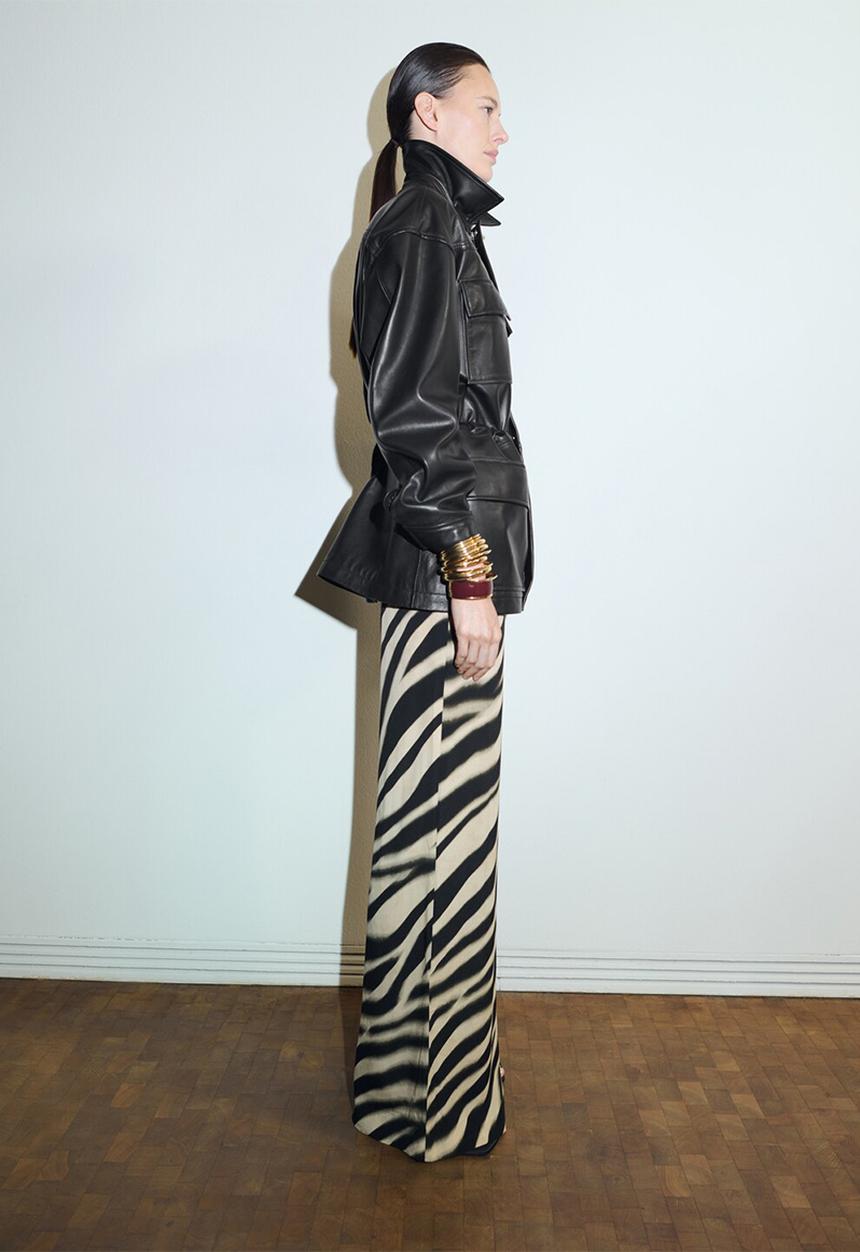 MANGO - Trousers glaciar - black