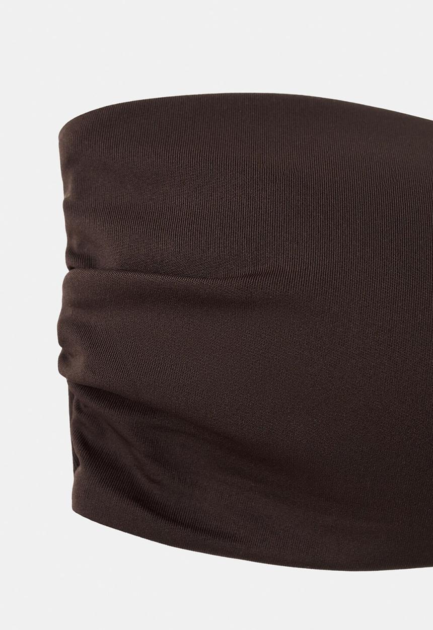 MANGO - Bikini top fiji - brown