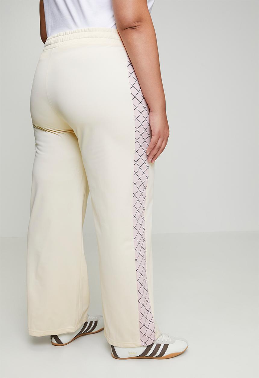 FILA - Plus Keshia Pants - Antique White & Pale Lilac