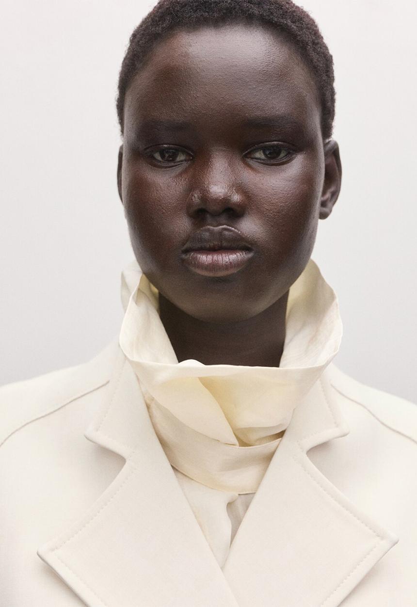 MANGO - Jacket lisboa- light beige