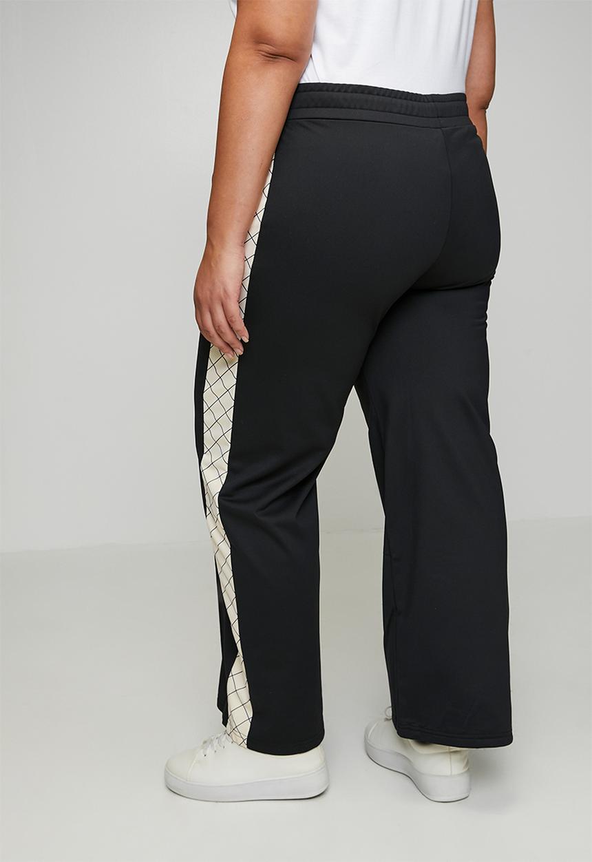 FILA - Plus Keshia Pants - Black & Antique White